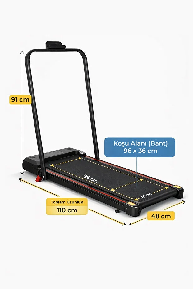 Relax Bluetoothlu Uzaktan Kumandalı Portatif Yürüme Ve Koşu Bandı RL-890